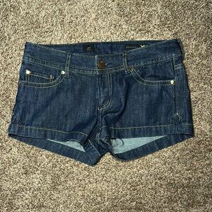 Express Blue Jean Shorts with Cuffed Hem